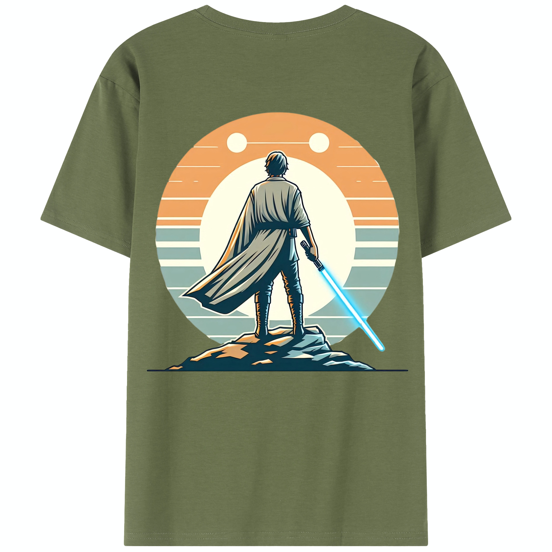 （画像用） スター・ウォーズ Star Wars 綿100％半袖Tシャツ（背面プリント）